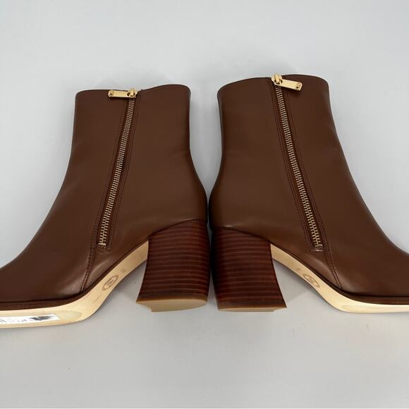 MICHAEL Michael Kors Maude Block Heel booties luggage brown - 9.5 - Picture 9 of 13